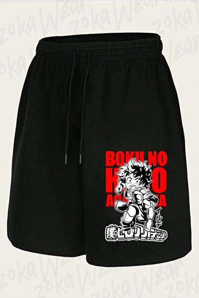 ZOKAWEAR شورت مطبوع بتصميم boku no hero academia للجنسين