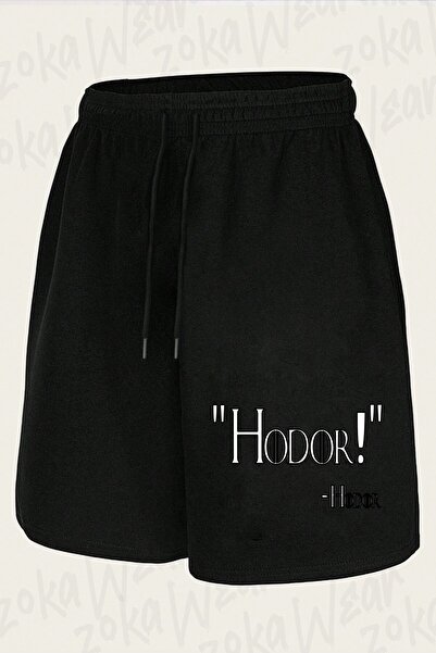 ZOKAWEAR Unisex σορτς με στάμπα Game of Thrones Hodor Design