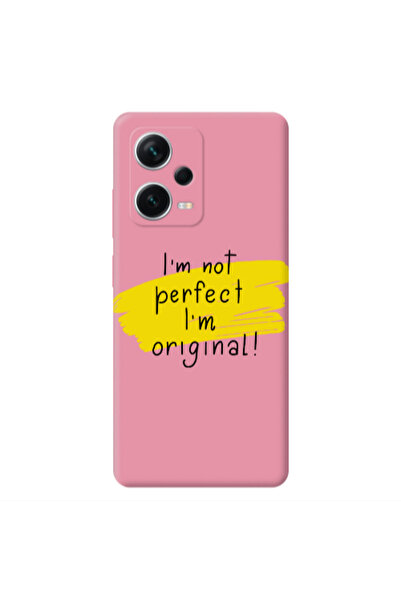 Other Xiaomi Poco X5 I m not perfect Pink Colored Silicone TPU Θήκη