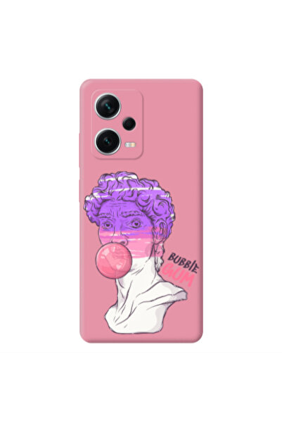 Other Xiaomi Poco X5 Pin Bubble Pink Colored Silicone TPU Θήκη