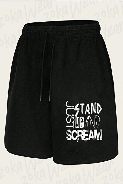 ZOKAWEAR Unisex Σορτς με στάμπα Asking Alexandria v2 Design