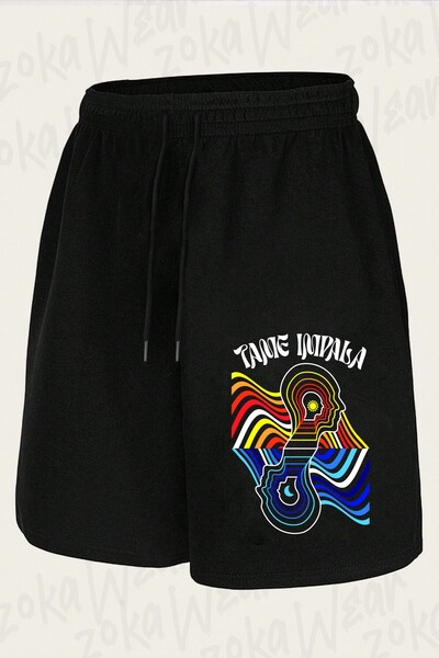 ZOKAWEAR Unisex Tame Impala V9 Design Printed Shorts