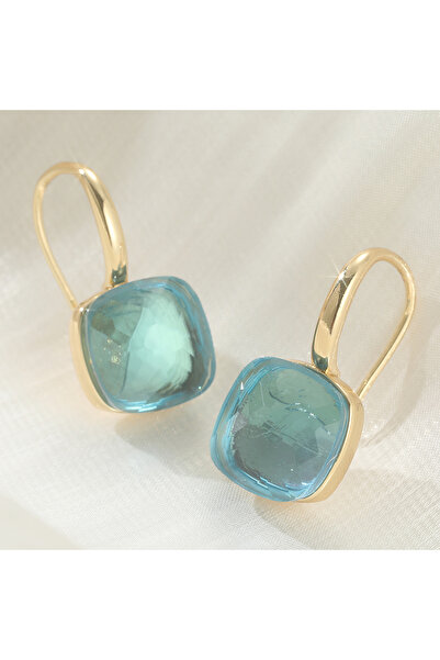 Choice Other A519-1 Fashion Dazzle Square Synthetic Zirconia Pendant Earrings...