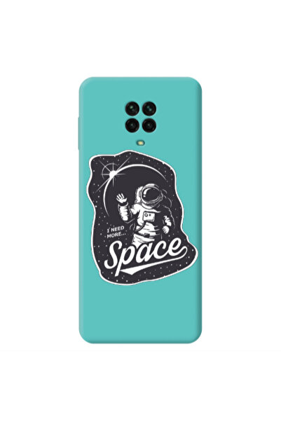 Other Xiaomi Redmi Note 9 Pro I need more spacee Turquoise Colored Silicone T...