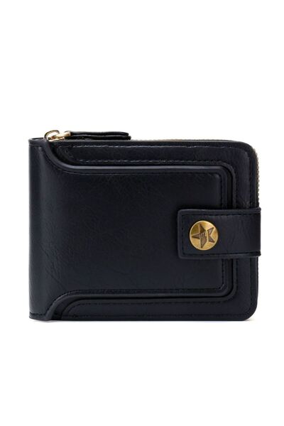 Choice black Vintage Men High Quality PU Leather Small Wallet Short Horizonta...