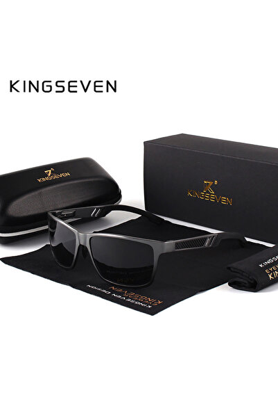 choice2 Gun Gray KINGSEVEN Men Polarized Sunglasses Fashion Aluminum Driving ...
