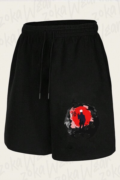 ZOKAWEAR شورت مطبوع بتصميم Jujutsu Kaisen Satoru Gojo Vip للجنسين