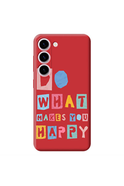 Other Samsung S23 Plus Do What Makes Red Colored Silicone TPU Θήκη