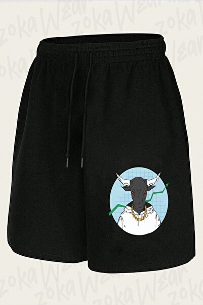ZOKAWEAR Unisex Bitcoin Altcoin Crypto Design Printed Shorts