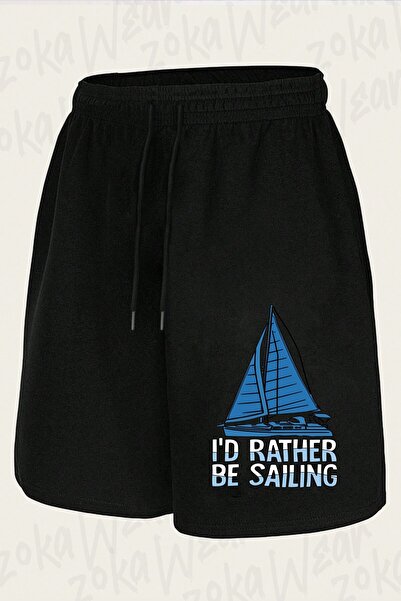 ZOKAWEAR Unisex Sailing Sail Design Printed Shorts