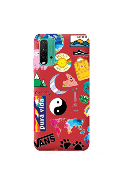 Other Xiaomi Poco M3 Vans Red Colored Silicone TPU Θήκη