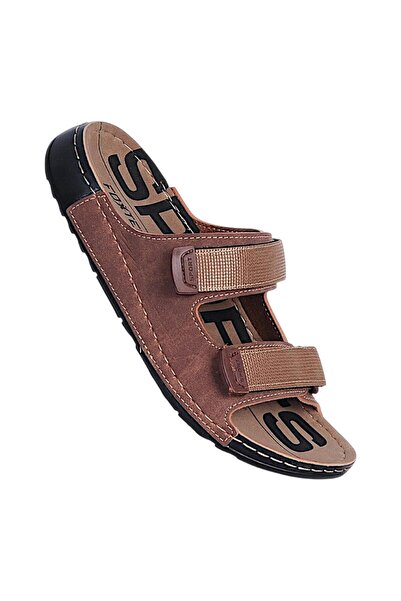 Ayakcenter Foxter M-355 Taba Sport Men's Daily Slippers