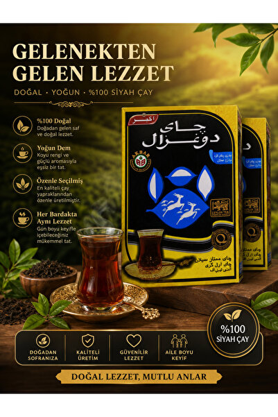 Do Ghazal Tea Do Ghazal Siyah İran Çayı Bergamot Aromalı Çay