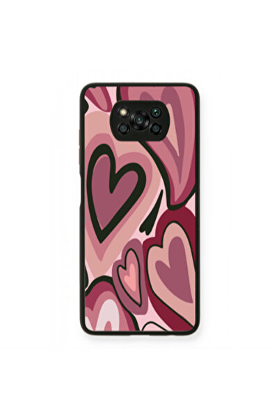 Other Xiaomi Poco X3 /X3 Pro Mix Heart Black Glossy Θήκη