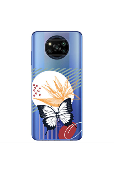 Other Xiaomi Poco X3 /X3 Pro Butterfly Lines Transparent Silicone TPU Θήκη