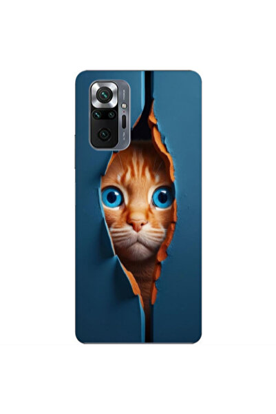 Other Xiaomi Redmi Note 10 Pro Max Cat Blue Eyes Transparent Silicone TPU Θήκη