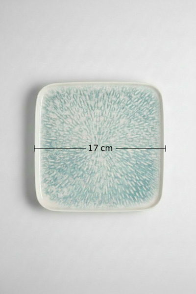 rinart Set of 6 Verona Square Cake Plates 16.8cm Digital Asel