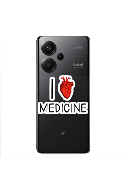 Other Xiaomi Redmi Note 13 Pro+ 5G I Love Medicin Transparent Silicone TPU Θήκη
