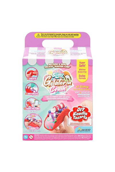 Slime Slimy Gelateria Crush Kendin Yap Koleksiyonu Yapım Seti - Pembe Kutu