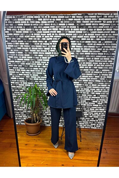 ZarülAAy fashıon Dora Suit with Tie-Up Detail, Standard Size