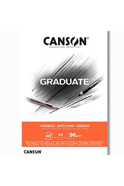 Canson Eskiz Bloğu Graduate Croquıs 40 Syf A5 96 Gr /