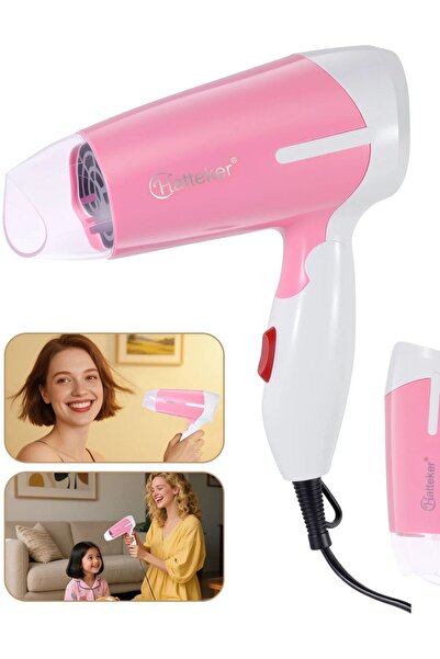 Choice BLACK Hatteker 3200W Foldable EU Hair Dryer Electric High-Power Househ...
