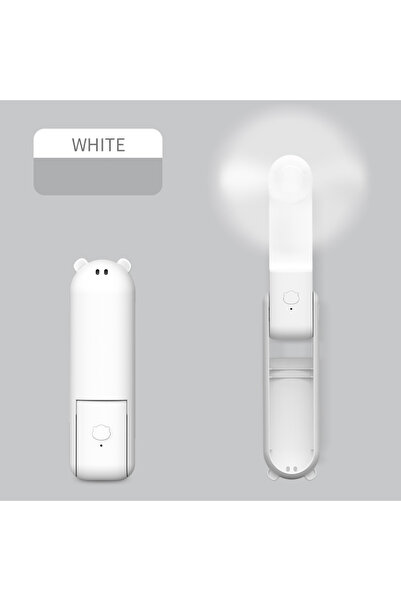 Choice مروحة محمولة بيضاء، مروحة صغيرة، قابلة لإعادة الشحن عبر USB، 3 سرعات ق...