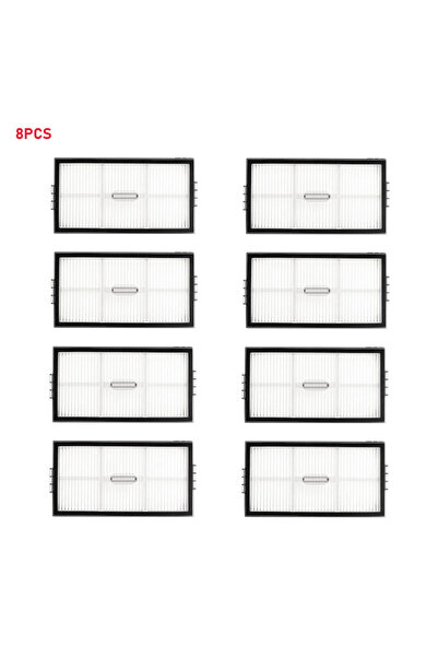 Choice5 8PCS For Roborock G20S Ultra/Saros 10R/Saros Z70/Qrevo CurvX HEPA Fil...
