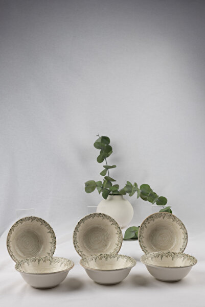 By Bone Porselen Oliva 6’lı Porselen Çorba Kasesi 15 cm 350 cc | Bowl Salata ...