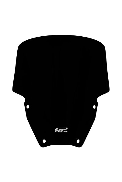 GP KOMPOZİT Honda Forza 250 2021-2026 Uyumlu Spor Ön Cam Siyah 48 cm