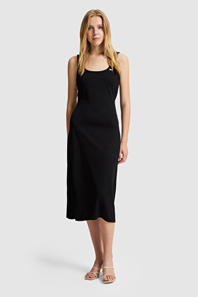 U.S. Polo Assn. Women's Black Knitted Dress 50323562-Vr046
