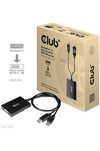 Other Μετατροπέας Club3D DVI-D θηλυκό σε DisplayPort / USB-A αρσενικό 1 τεμάχ...