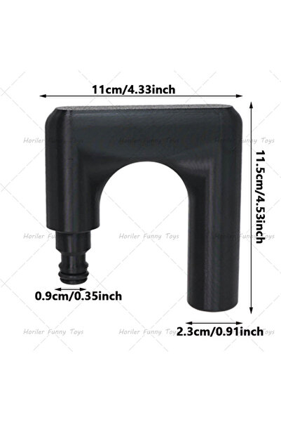 Choice1 Black Durable Garden Hose Hook Pool Hanger Easy Water Tank Filling No...
