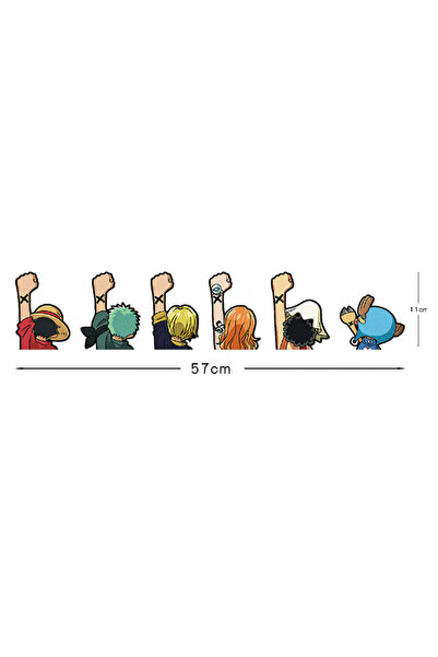 Choice Bandai 57cm C 28/38/57cm Anime One Piece Car Sticker Anime Luffy Back ...