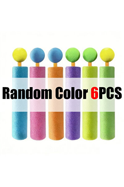 Choice 6PCS 1/3/6PCS Pull-Back Water Random Mix Colorful EVA Water Squirter O...