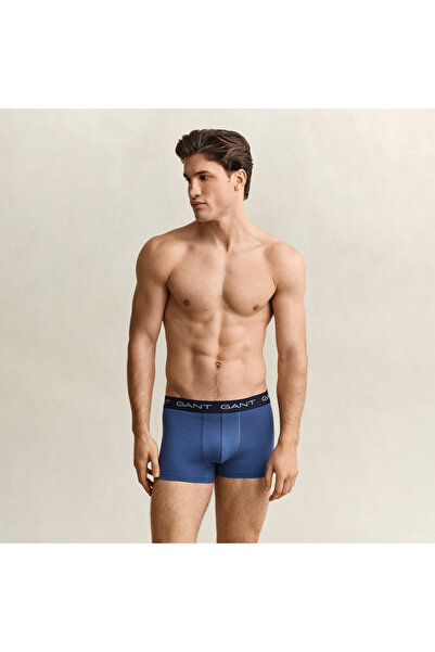 Gant Erkek Mavi Düz Boxer