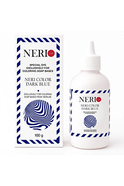 NERILAB Dark Blue Dye for Soap Base, Neri Color, 100 g