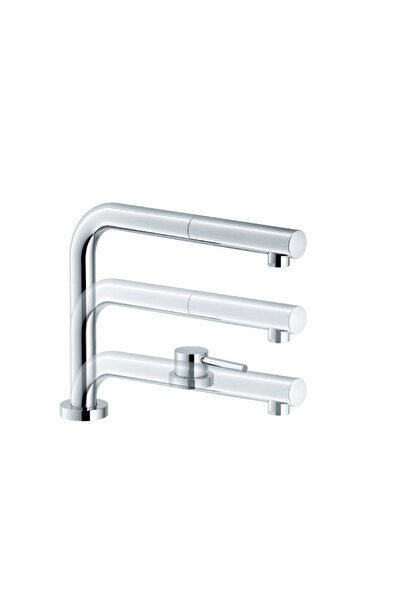 Franke Active Window Ντους Χρώμιο Βυθιζόμενη Μπαταρία Κουζίνας