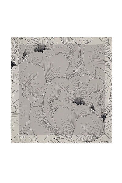 Çağrı İpek Hare Pattern Tivil Silk Scarf Dg11368-1