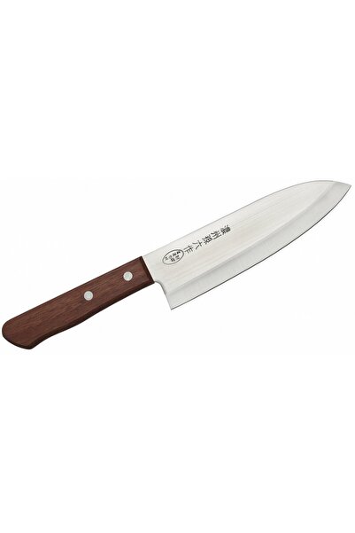 Satake Cutlery Cutit Santoku 17 cm Satake, otel 420J2, maner din lemn, rezist...