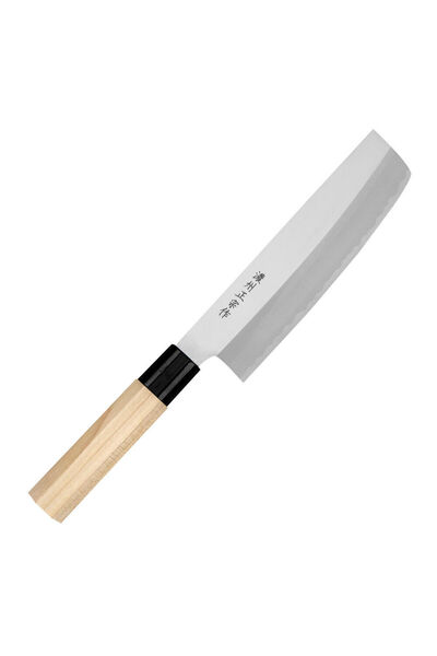 Satake Cutlery Cutit Nakiri 16 cm Satake Yoshimitsu, otel SK-5, lungime total...