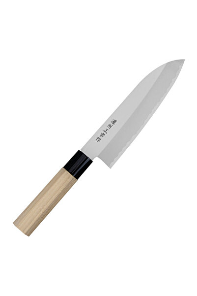 Satake Cutlery Cutit Santoku Satake Yoshimitsu, otel carbon, lama 17cm, maner...