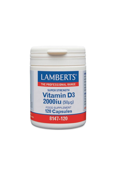Lamberts D3 2000iu (50mg) 120 Κάψουλες