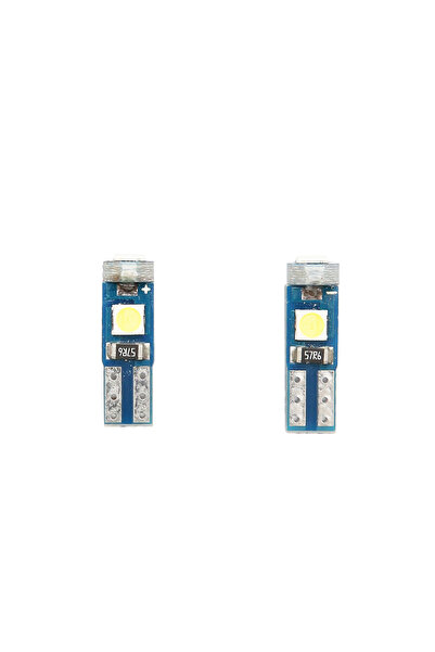 Breckner Germany Set 2 becuri LED SMD T5 12V 0,03A 0,5W lumină rece 6500K, 3 ...