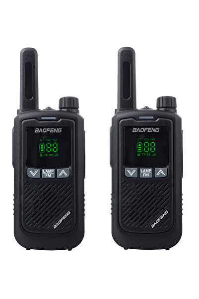 BAOFENG σετ ασύρματοι πομποδέκτες BF-T17, PMR, 0.5W, μαύρο, 2τμχ
