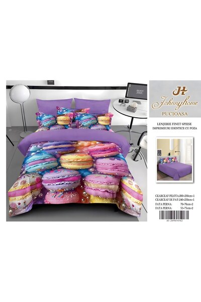naniland.ro Finet Printed Duvet Cover Set Printed Persons 6 Pieces Without St...