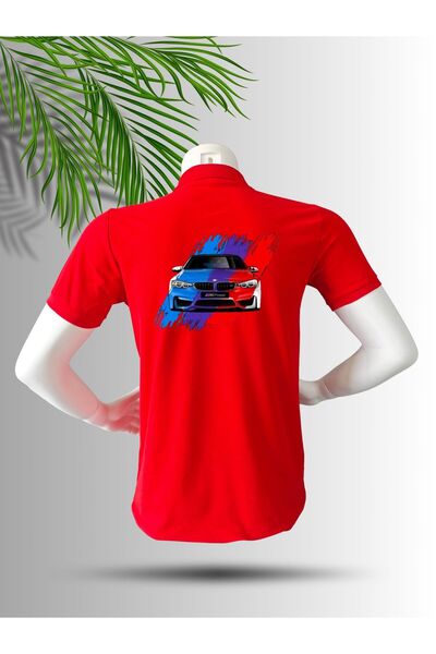 dafri A Must-Have for Sports Car Lovers Cotton Polo Collar T-Shirt
