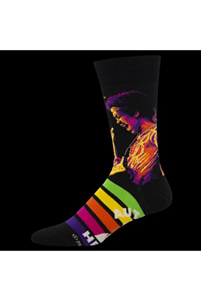 OEM Socksmith Ζευγάρι Ανδρικές Κάλτσες Χέντριξ Ψυχεδελικές 41-46 (MNC2346-BLK)