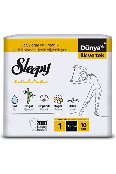 Sleepy Extra Hijyenik Ped Normal 10 Lu
