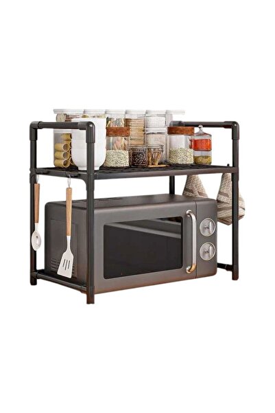Tradesor Μεταλλική ραφιέρα οργάνωσης κουζίνας - YH6616-1B - 718509 - Black